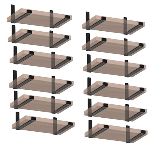 24 Pack - 11.25" J Lip Shelf Brackets
