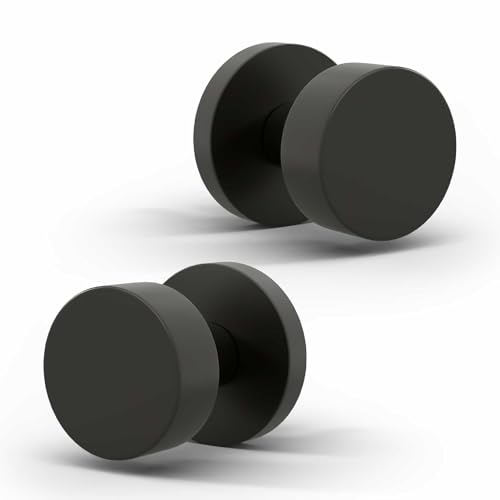 Mega Handles Buena Dummy Door Knob — Matte Black