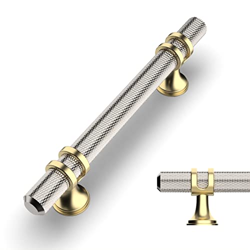 Amerdeco Knurled Brushed Satin Nickel Pulls