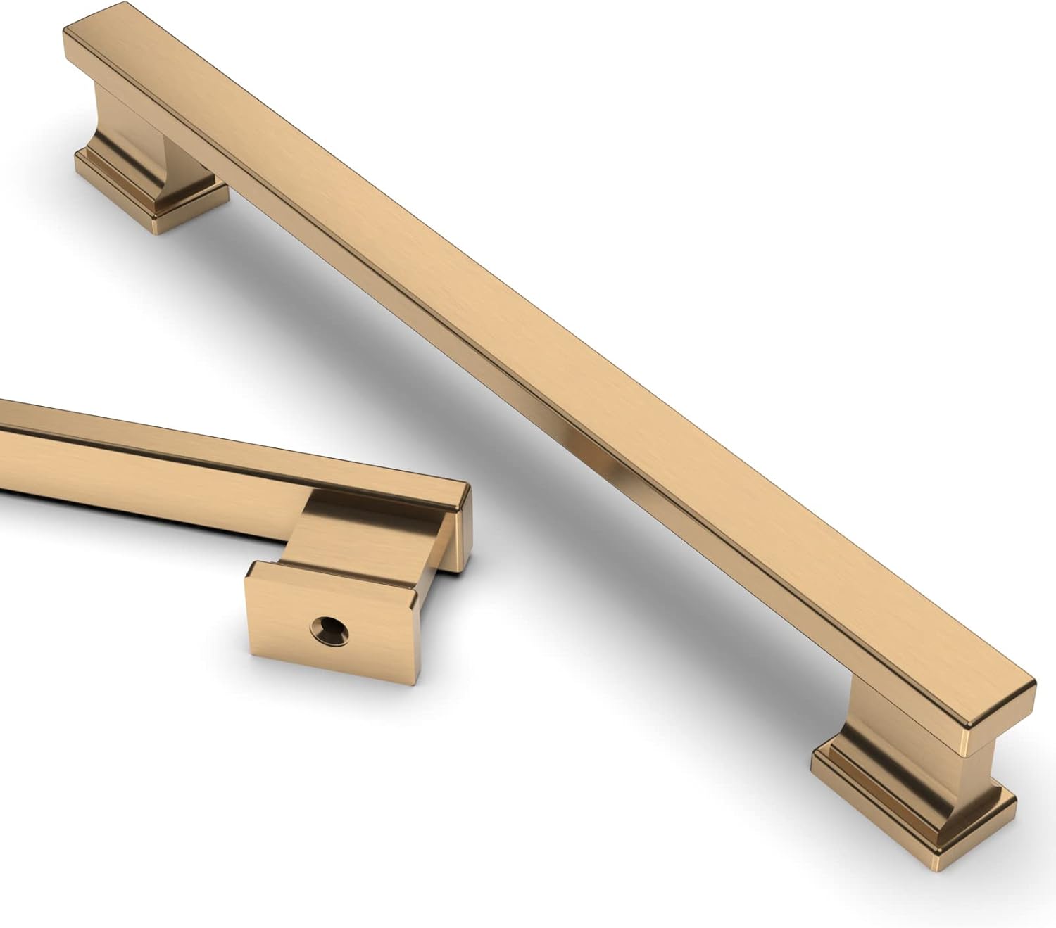 Asidrama 6 Pack 6.3 Inch(160mm) Champagne Bronze Kitchen Cabinet Handles, Cabinet Pulls Kitchen Cabinet Hardware for Cupboard Drawer Pulls