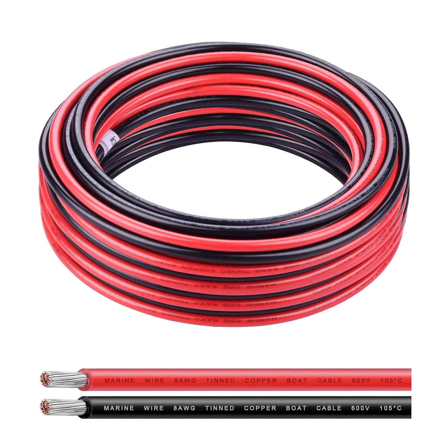 iGreely 8 AWG Tinned Copper (20 ft)