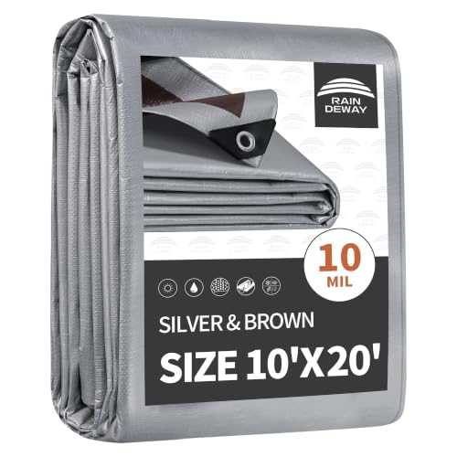 RAINDEWAY 10x20 Heavy Duty Tarp