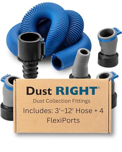 ROCKLER Dust Right Flexiport Power Tool Hose Kit