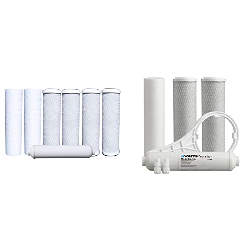 Watts Premier Water Filter Replacement Kit Bundle (7 Pack + 5 Stage Premium)