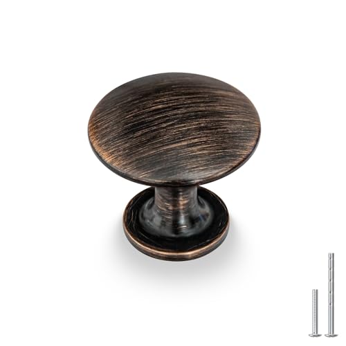 homdiy 30 Pack Oil Rubbed Bronze Knobs