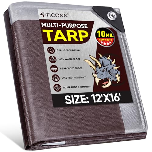 TICONN 10 Mil 12'x16' Tarp