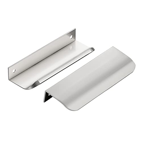 Ravinte 120mm Brushed Nickel Finger Pulls