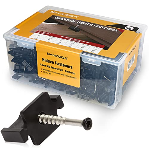 Hidden Deck Fasteners for Composite Decking Board (ManCoda)
