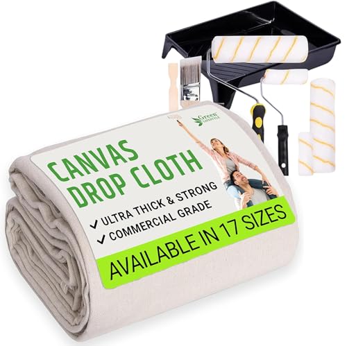 All Purpose Canvas Drop Cloth 4x12 (Bundle)