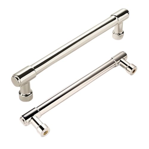 Khtumeware 10 Pack 5 Inch Polished Nickel Cabinet Pulls - Drawer Pulls and Handles for Cupboards