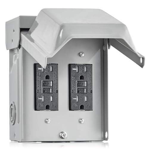 SURAIELEC Outdoor Electrical Outlet Box (Dual GFCI)