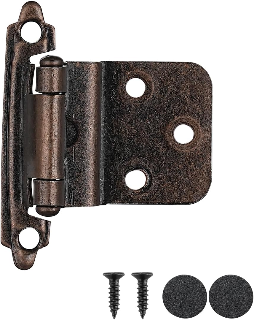 JQK 3/8" Inset Hinges Oil Rubbed Bronze (50 Pack)