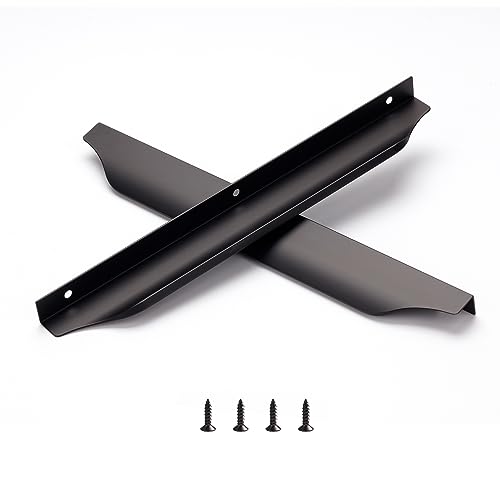 Satanga Edge Finger Pulls 11.81" (Matte Black) 6 Pack