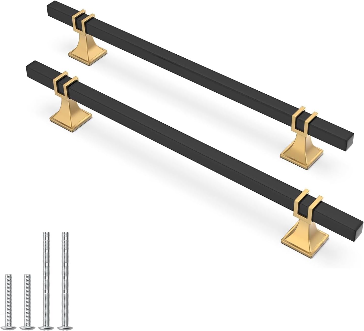 Lepatape 7-1/2 inch Black & Gold Pulls