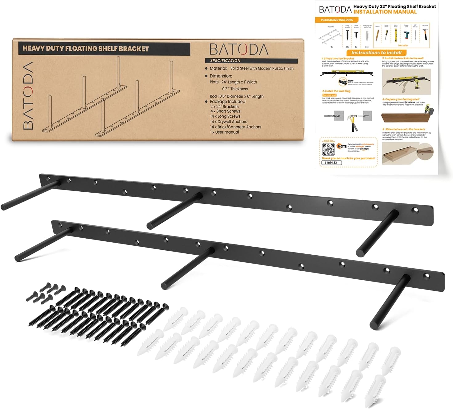 BATODA 32" Floating Bracket