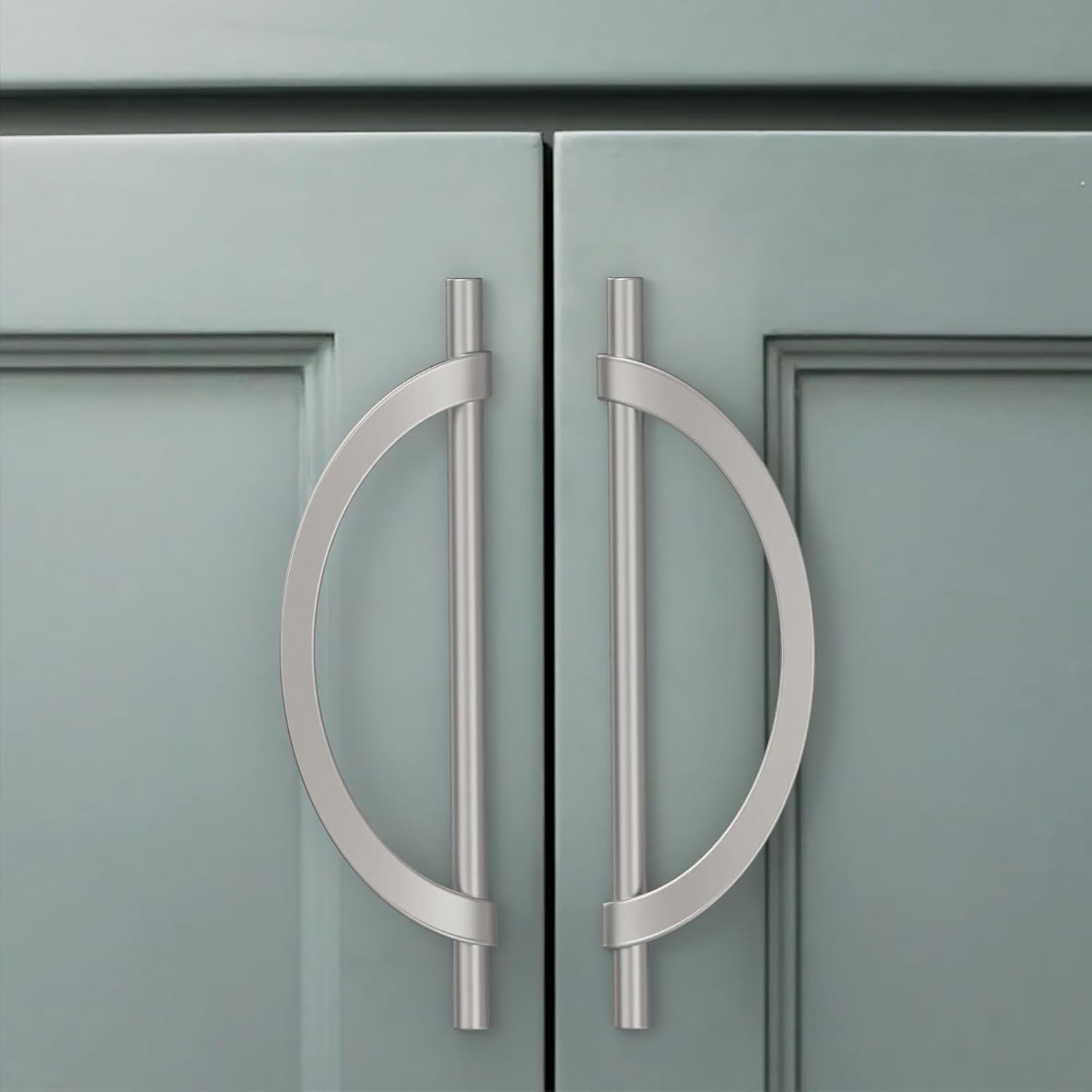 Amerdeco 10 Pack Brushed Satin Nickel