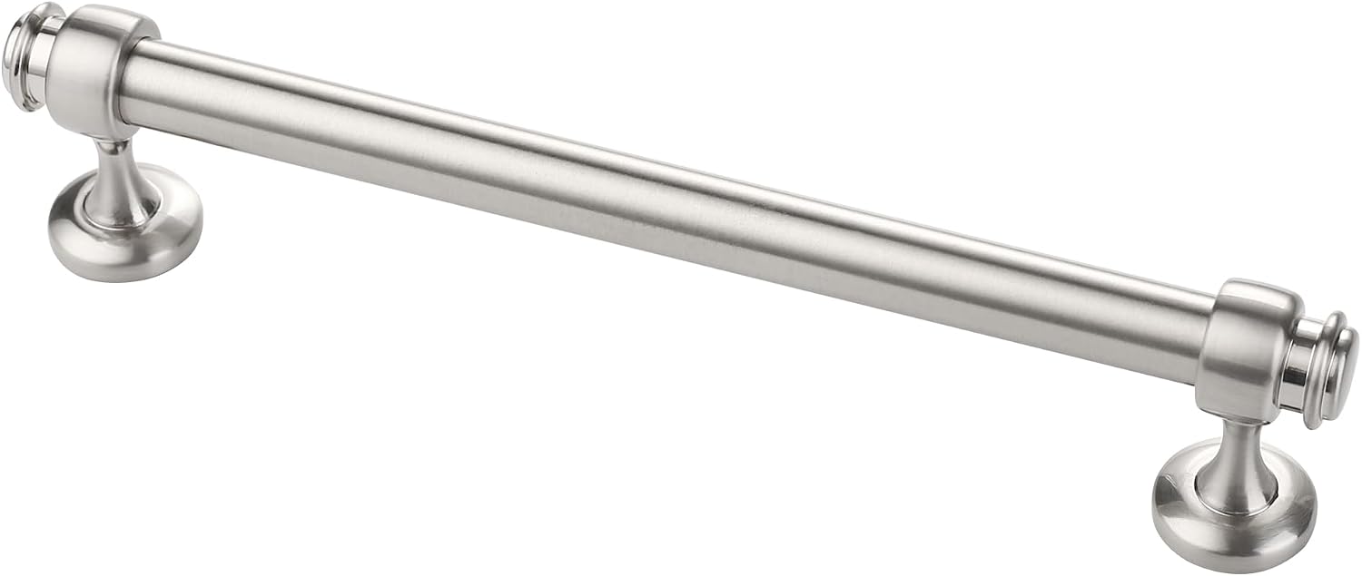 Alzassbg 6-1/4" Brushed Satin Nickel Pull