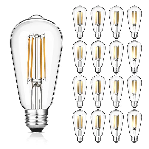 Gozelux ST58 Vintage Edison Bulbs (Pack of 16)
