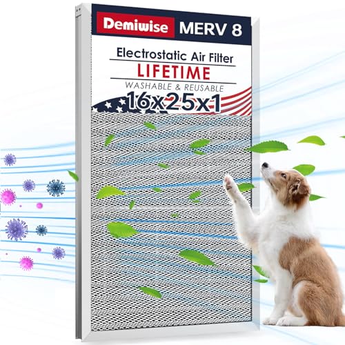Demiwise 16x25x1 Electrostatic Air Filter