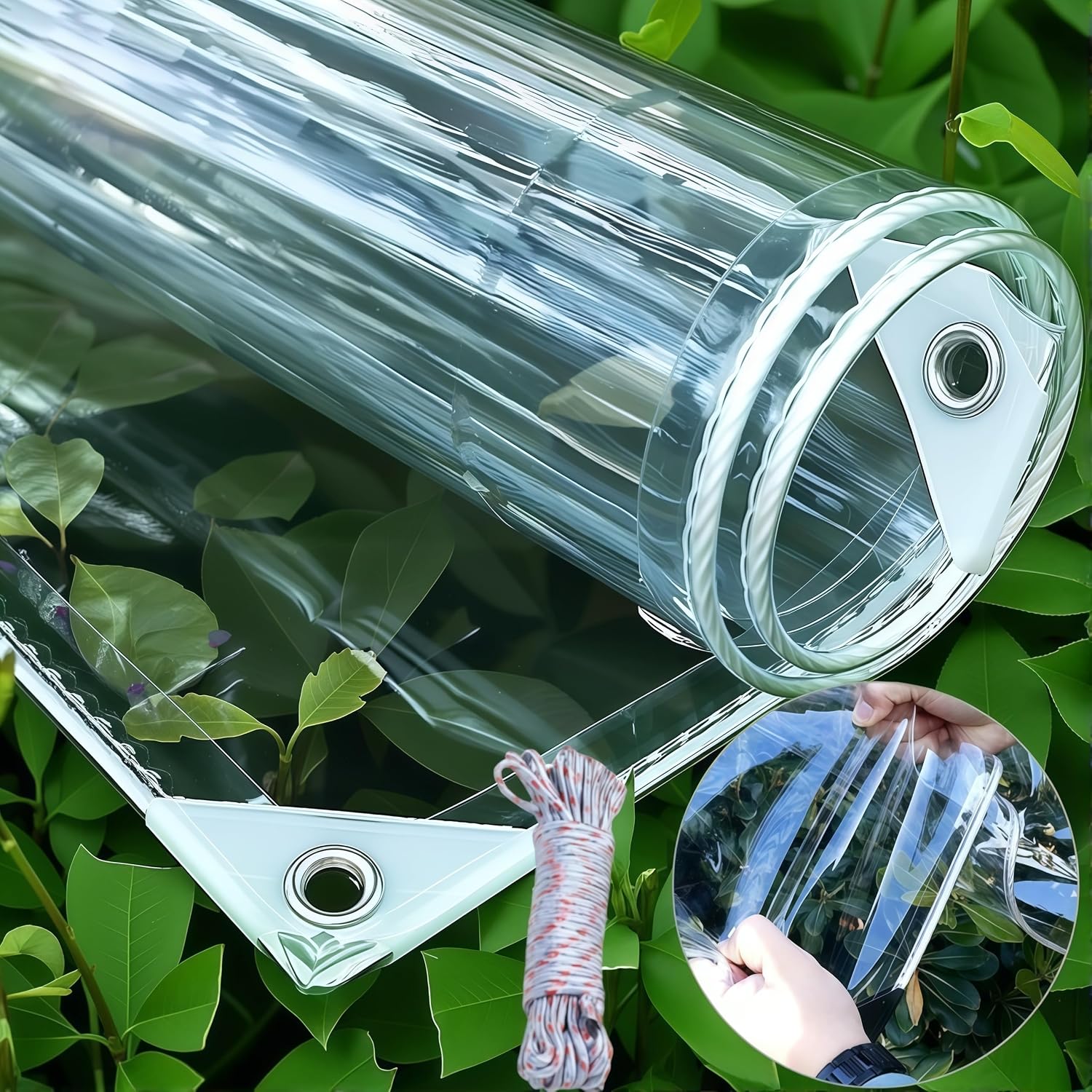 ZGLCQSGY 10 x 10 14 Mil Clear Vinyl