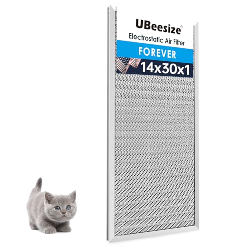 UBeesize 14x30x1 Reusable Electrostatic Air Filter