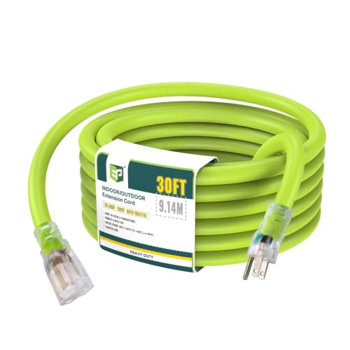 EP 30 Ft Lighted Outdoor Extension Cord