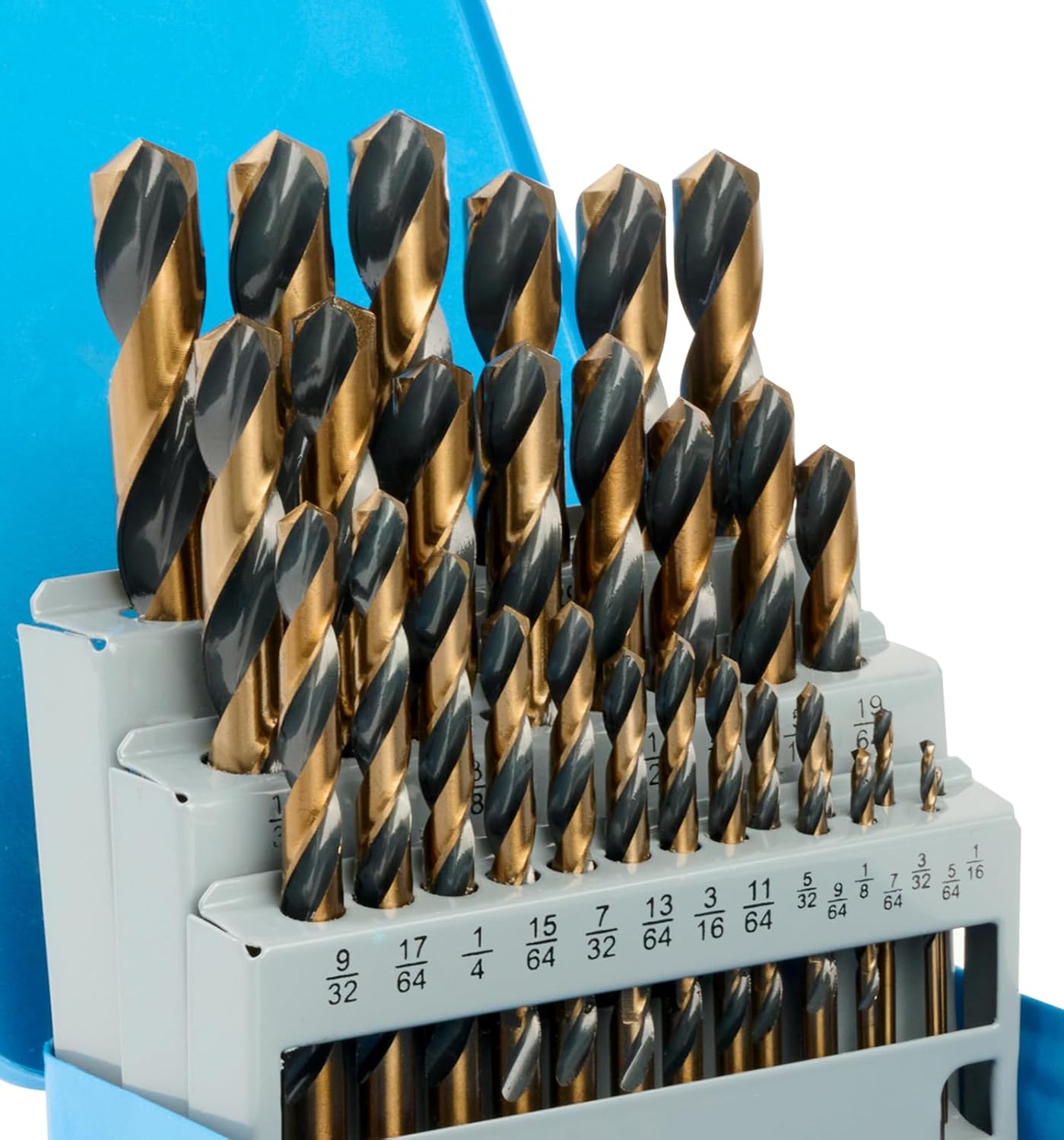 Drill Bit Set, 29Pcs High Speed Steel Bits