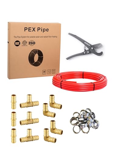 EFIELD Pex-b Pipe DIY/Repair Kit (Red)