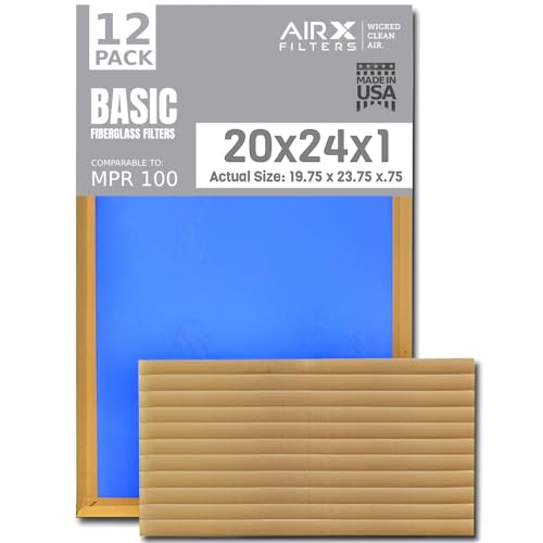 AIRx 20x24x1 Fiberglass 12pk