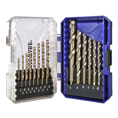 COMOWARE Cobalt Drill Bit Set- 21Pcs