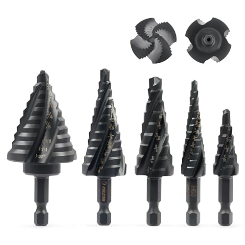 ZELCAN Step Drill Bit Set