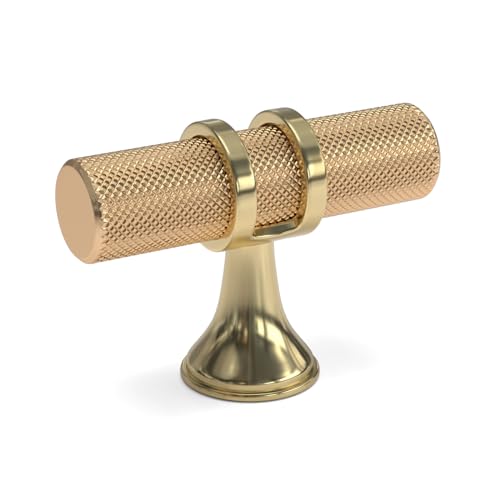 goldenwarm 30 Pack Knurled Gold Cabinet Knobs