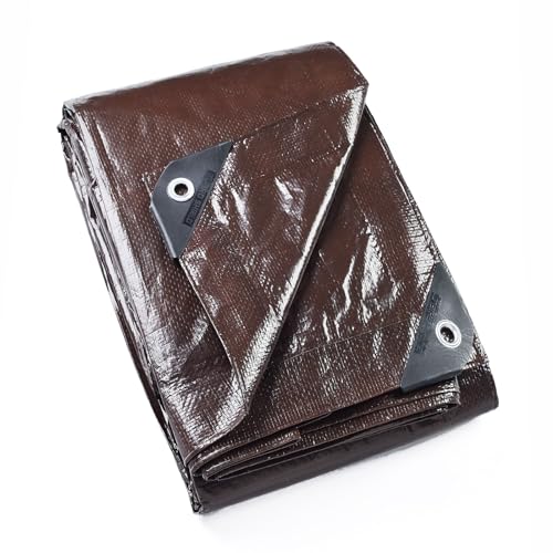 GUARD SHIELD Brown Tarp 16x20