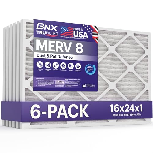 BNX TruFilter 16x24x1 (MERV 11)