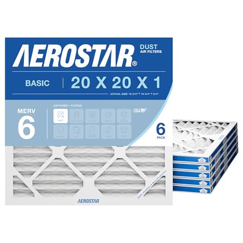 Aerostar 20x20x1 MERV 6