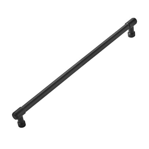khtumeware Appliance Pulls Matte Black 12 Inch(305mm) Center to Center 1 Pack Heavy Duty Drawer Pulls Kitchen Cabinet Handle Cabinet Hardware