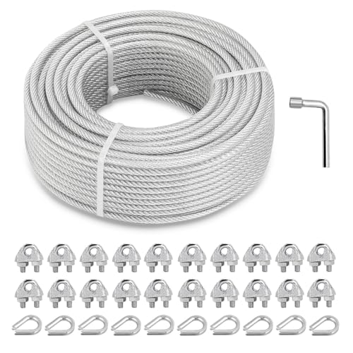 hannger 3/16" Wire Rope Kit (100Ft) - Budget