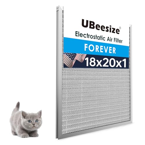 UBeesize 18x20x1 Reusable Electrostatic Air Filter