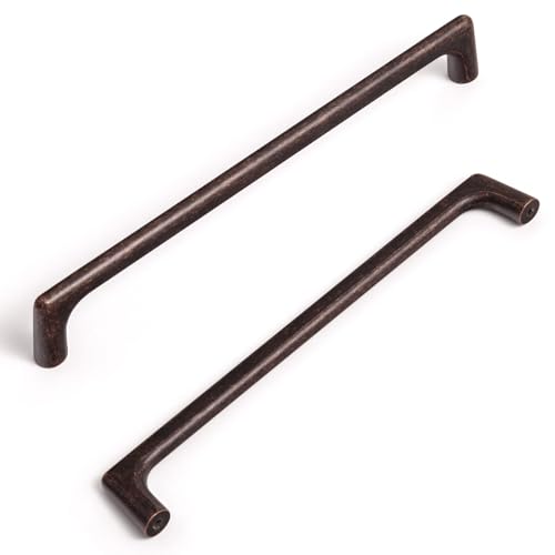 Goo-Ki Antique Oil Rubbed Bronze Cabinet Pulls with 7.6''(192mm),Casual Luxury Solid Zinc Cabinet Handles for Drawer,Cupboard, Wardrobe,6 Pack
