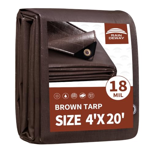RAINDEWAY 4x20 18 Mil Poly Tarp