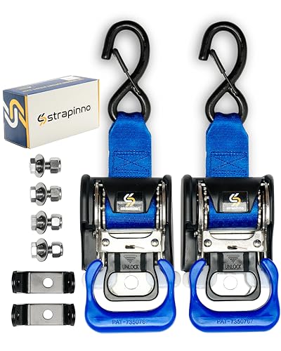 Strapinno Stainless Steel Retractable Ratchet Straps
