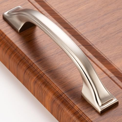 20 Pack Brushed Nickel Cabinet Pulls 3 Inch Satin Nickel Cabinet Handles Nickel Hardware for Kitchen Cabinets 8222 Drawers Bedroom Dresser Bathroom Vanity Cupboard