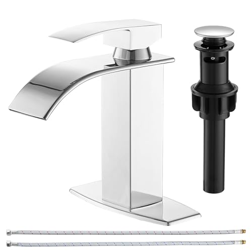 BESy Polished Chrome Waterfall Spout