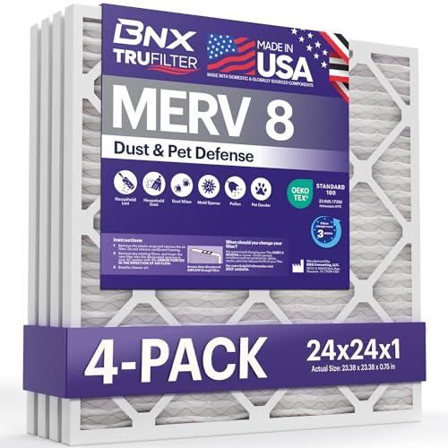 BNX TruFilter 24x24x1 (MERV 8)