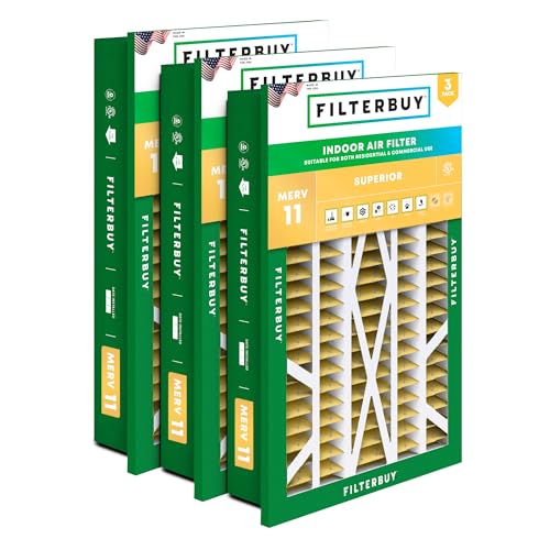 Filterbuy 20x30x5 MERV 11 (3-Pack)