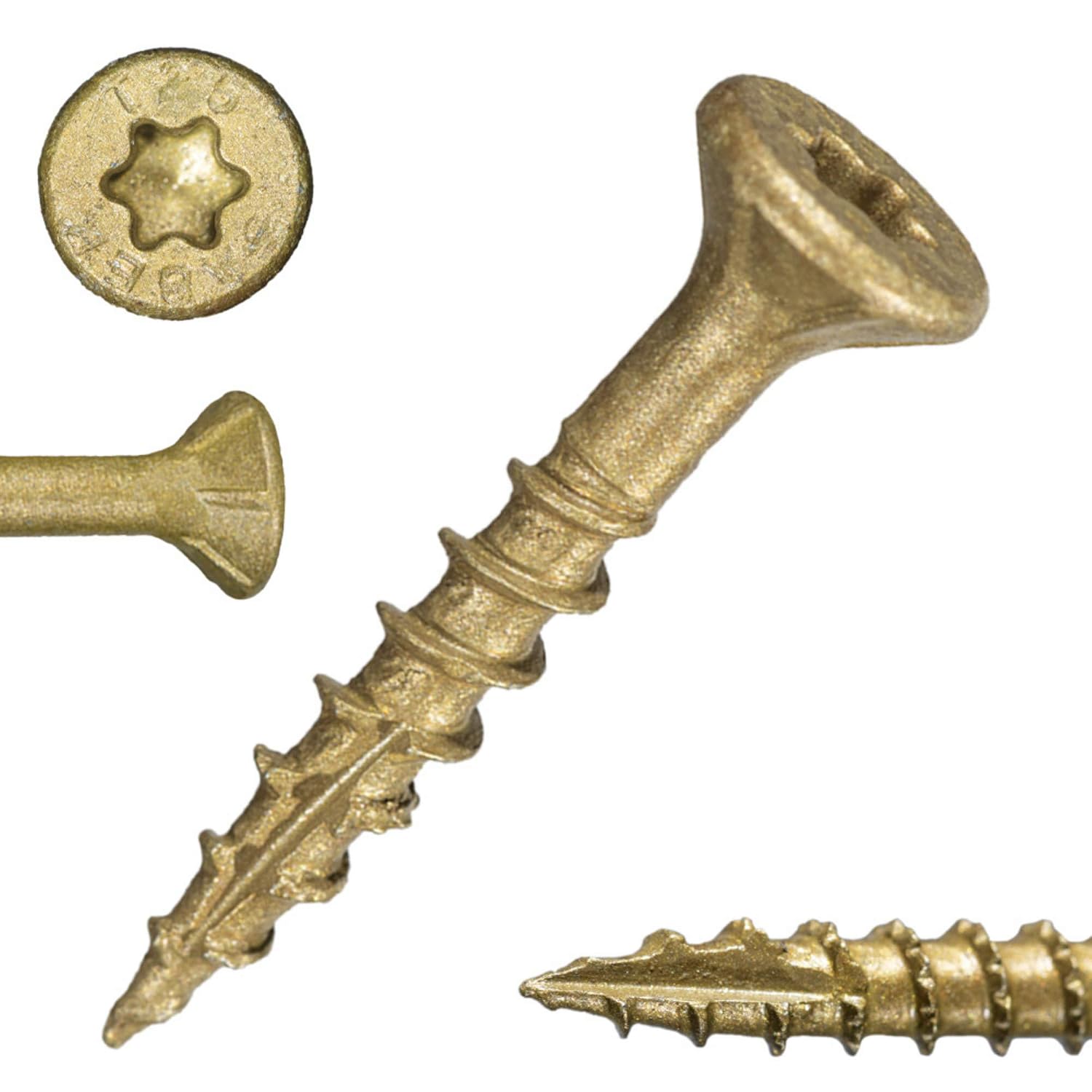 Tan XL1500 Coated Exterior Star Drive (Midwest Fastener)