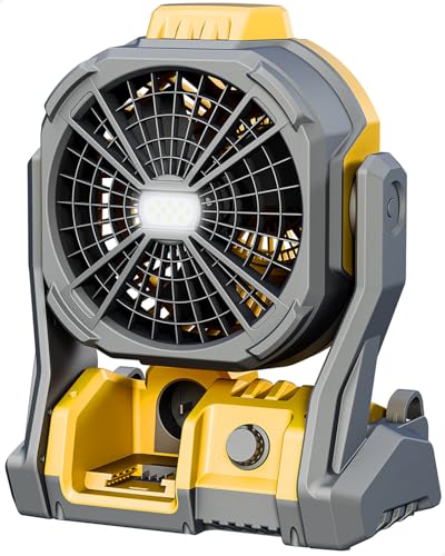 DeForce DeWalt-Compatible Jobsite Fan