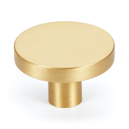 KOPPALIVE 20-Pack Gold Solid Brass Knobs