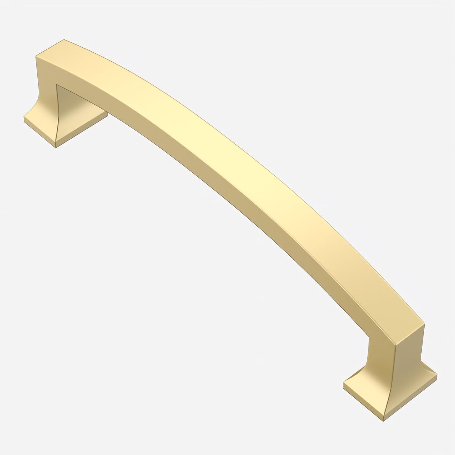 Asidrama 10 Pack 5 Inch(128mm) Brushed Gold Kitchen Cabinet Handles, Cabinet Pulls Kitchen Cabinet Hardware for Cupboard Drawer Pulls