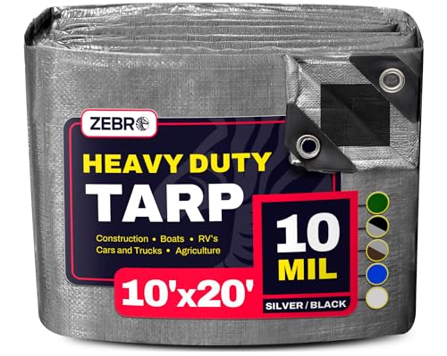 ZEBRO 10' x 20' 10 Mil Tarp